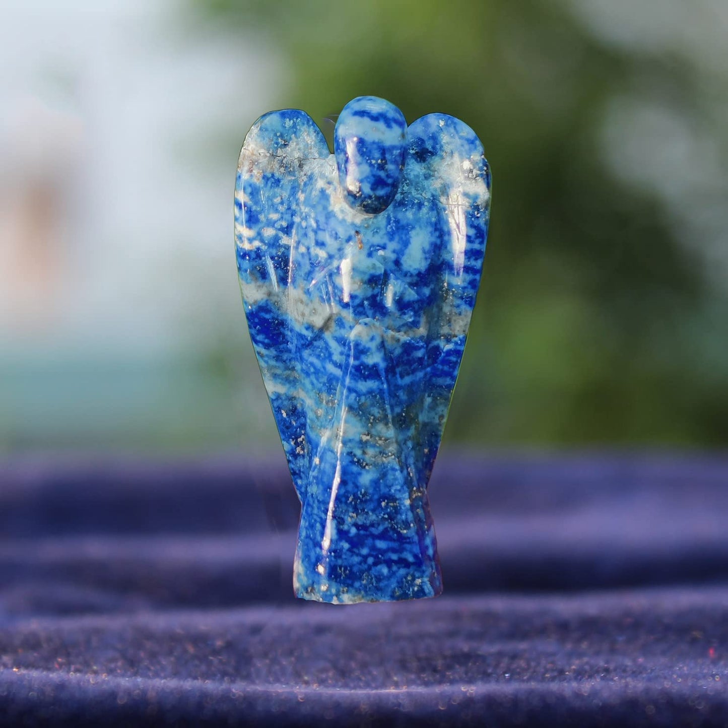 Natural Gemstone Guardian Angel Hand Curved 2 Inches