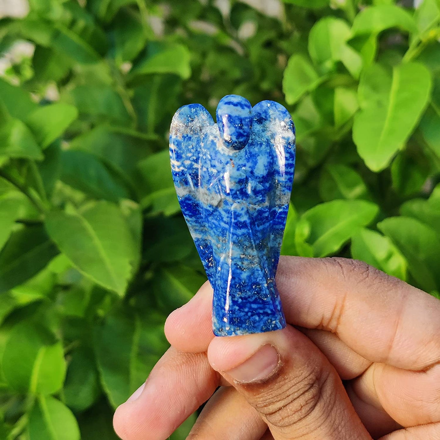 Natural Gemstone Guardian Angel Hand Curved 2 Inches