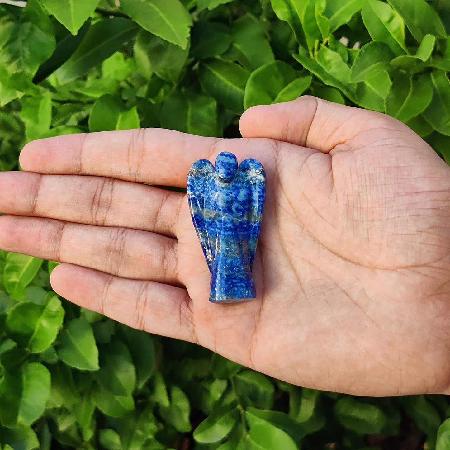 Natural Gemstone Guardian Angel Hand Curved 2 Inches