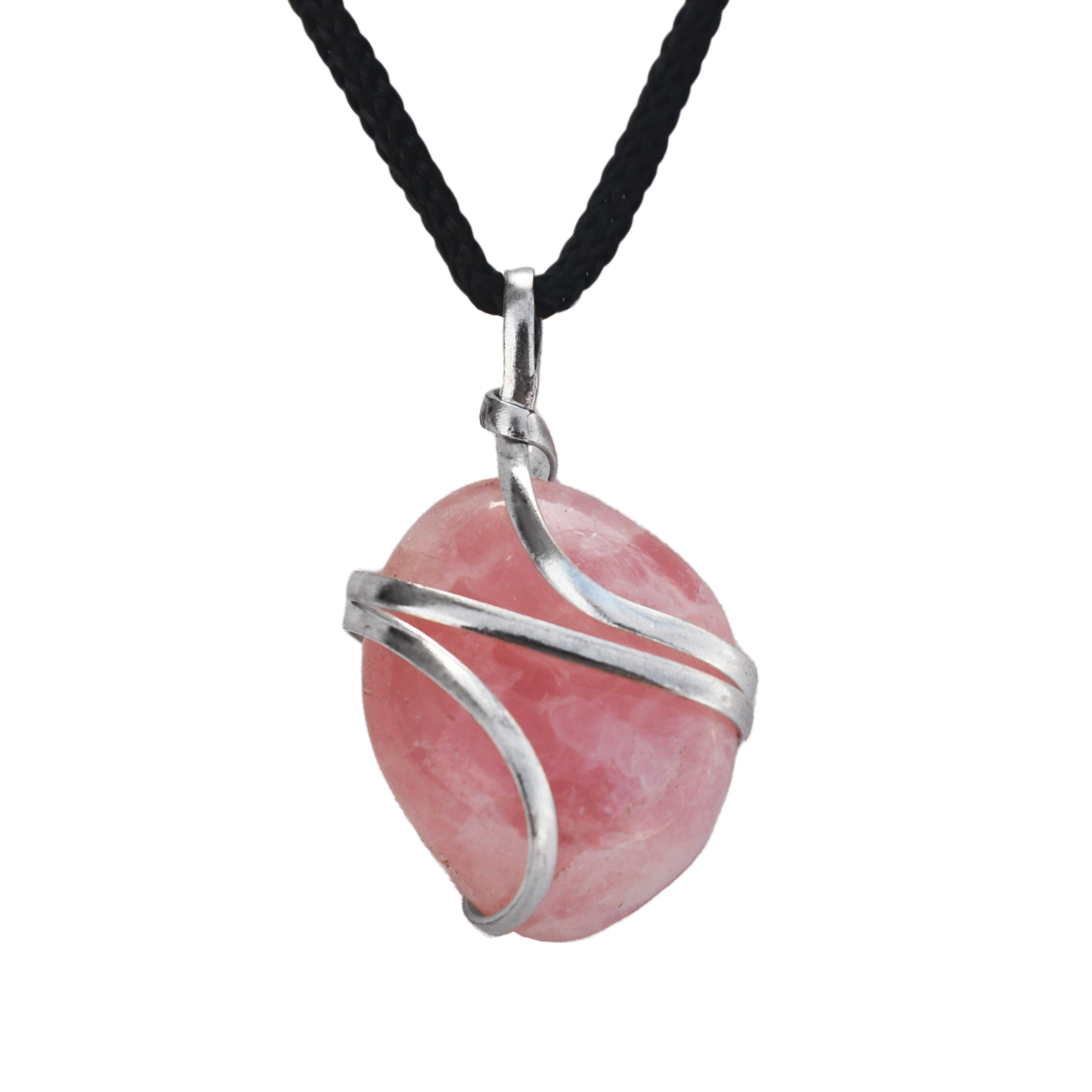Positive Energy Confidence Courage Moonstone Strawberry Crystal Natural Stone  Necklace Best Friends and Sisters - Shop keepitpetite Necklaces - Pinkoi