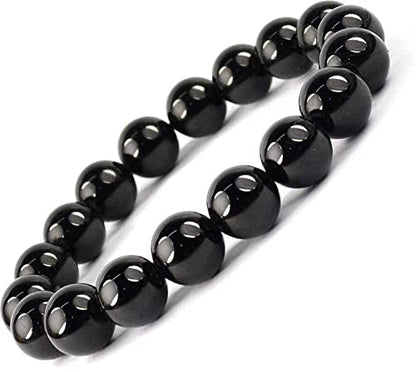 Black Tourmaline Orgone Necklace & Bracelet Gift Set