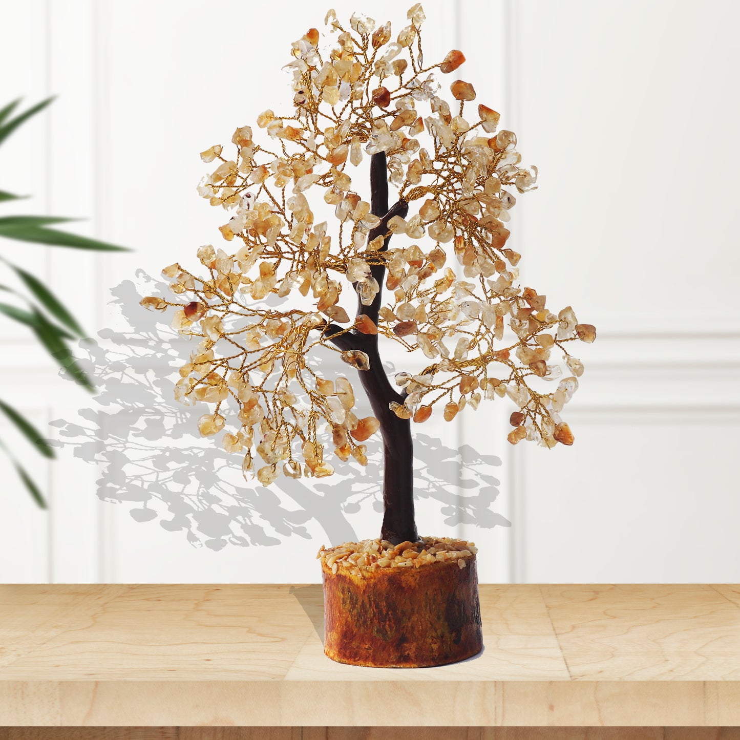 Citrine Tree of Life | Crystal Tree for Positive Energy - Good Luck | Feng Shui Money Bonsai Tree | Home - Office - Tree of Life Decor | Healing Gemstone Artificial Tree | Spiritual Gift